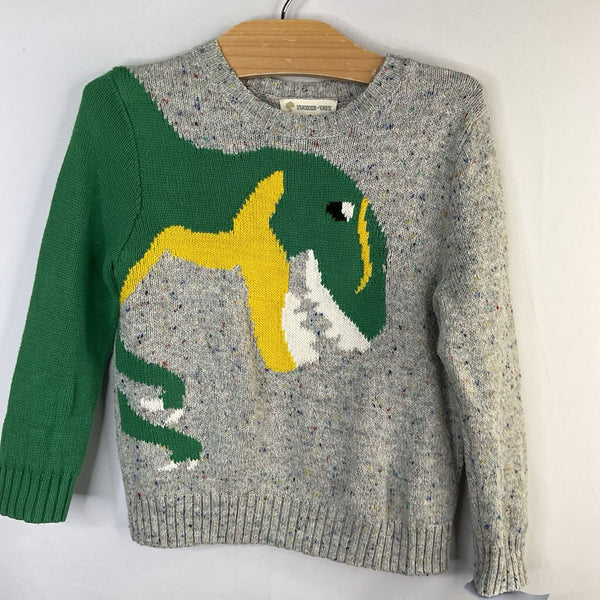 Size 2: Tucker + Tate Gray/Multi Dino Sweater