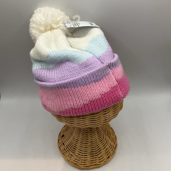 Size OS: Ozark Trail Pink/Multi Beanie/Mittens NEW w/ Tag
