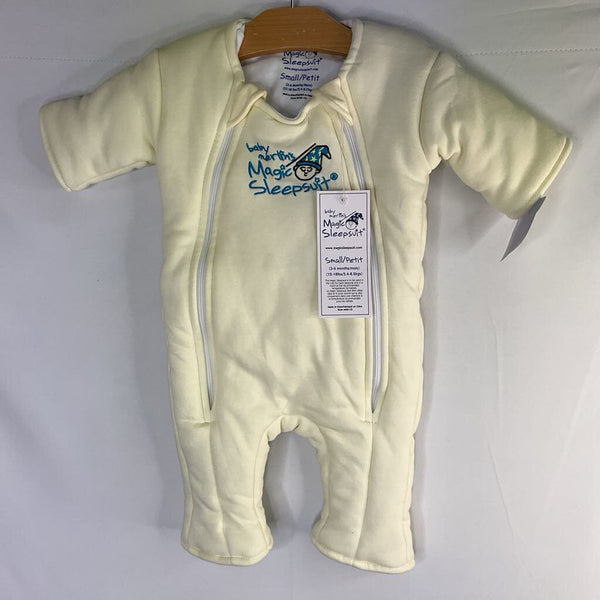 Size 3-6m (12-18lbs): Baby Merlin's Yellow Magic Sleepsuit NEW w/ Tags