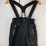 Size 7-8: Gerry Black Suspender Snow Pants