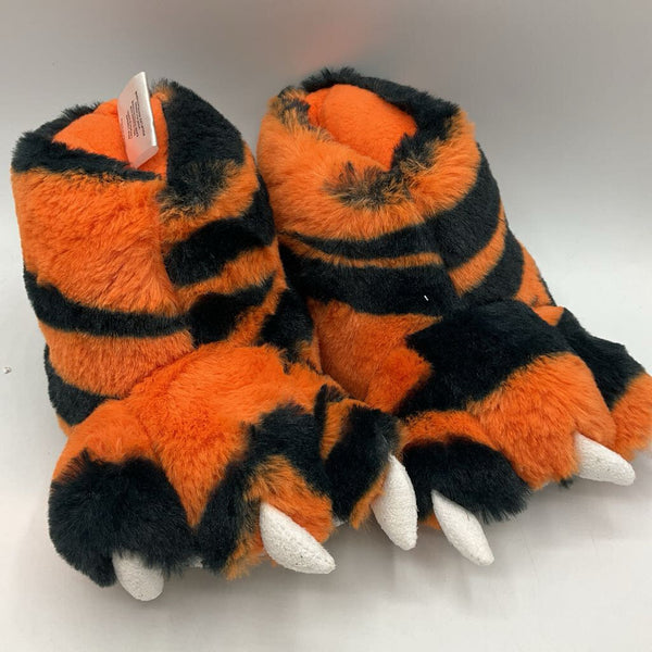 Size 5-8: Lazy One Plush Tiger Slippers
