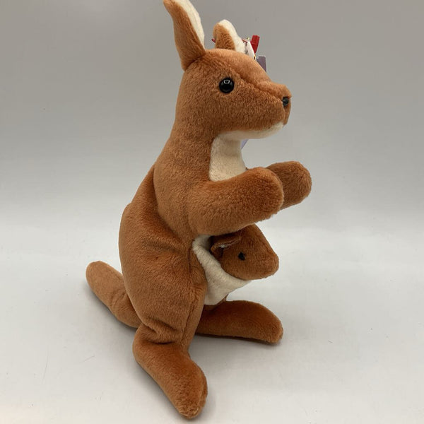 TY Beanie Babies Pouch the Kangaroo Plush