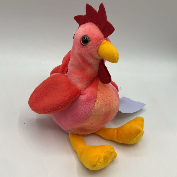 TY Beanie Babies Strut the Rooster Plush