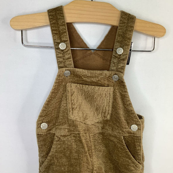 Size 9m: Tartine et Chocolat Brown Corduroy Overalls