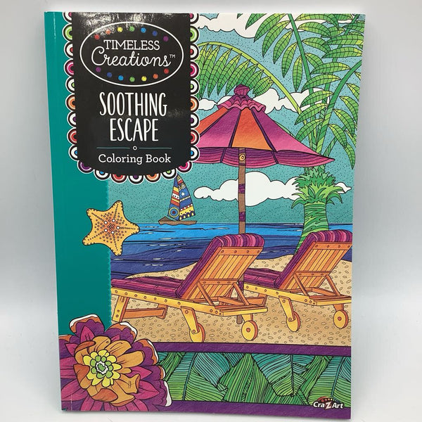 Soothing Escape Coloring Book (paperback)