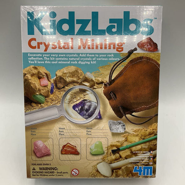KidzLabz Crystal Mining Kit NEW