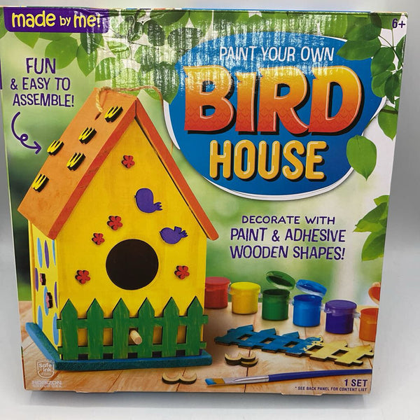 Made by Me Paint Your Own Bird House Kit