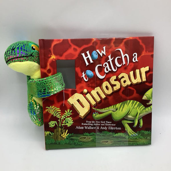 How to Catch a Dinosaur w/ Plush (hardcover)