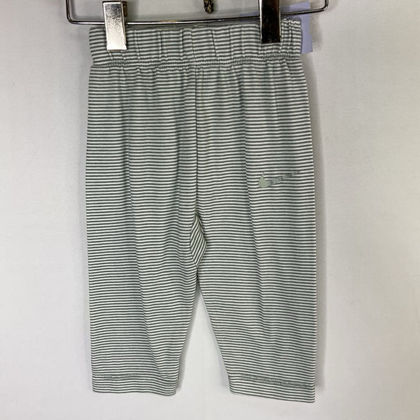 Size 6m: Nike Green/White Striped Cozy Pants