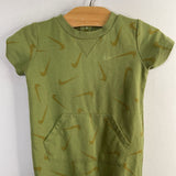 Size 18m: Nike Green Swoops Snap Romper