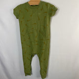 Size 18m: Nike Green Swoops Snap Romper