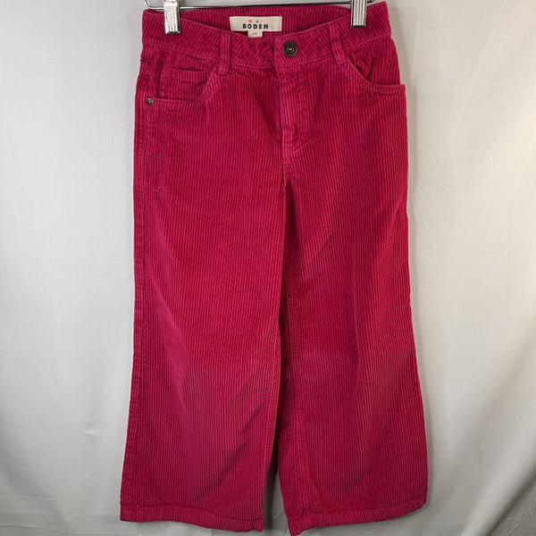 Size 6-7: Boden Pink Corduroy Adjustable Wide Leg Pants