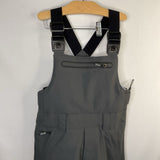 Size 7: Boulder Gear Gray Snow Bib