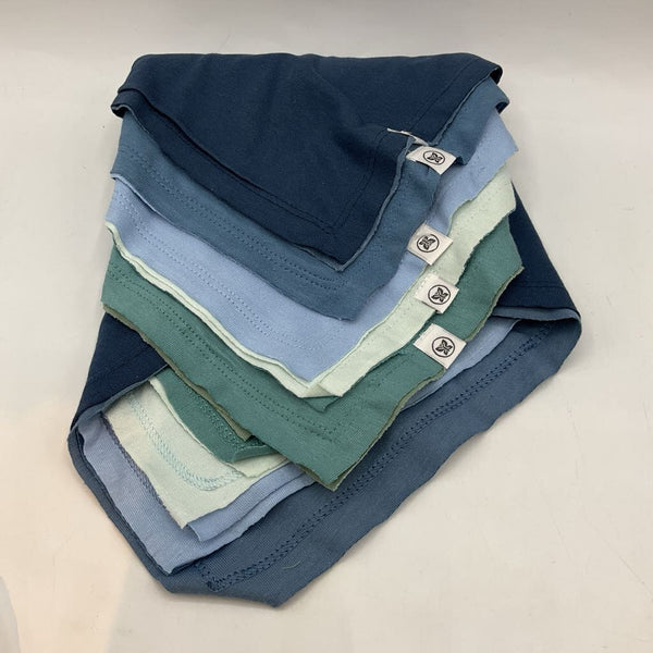 Honest Co. 5pc Blue Bandana Bibs