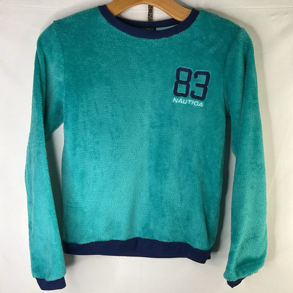 Size 10-12: Nautica Teal Fleece Sweatshirt
