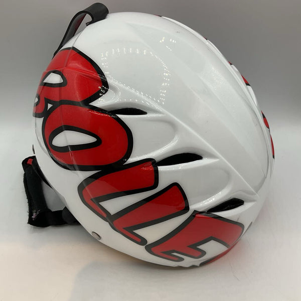 Size Youth XS-S; Bolle White/Red Snow Helmet