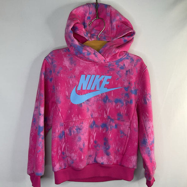 Size 5-6: Nike Pink/Blue Pullover Hoodie