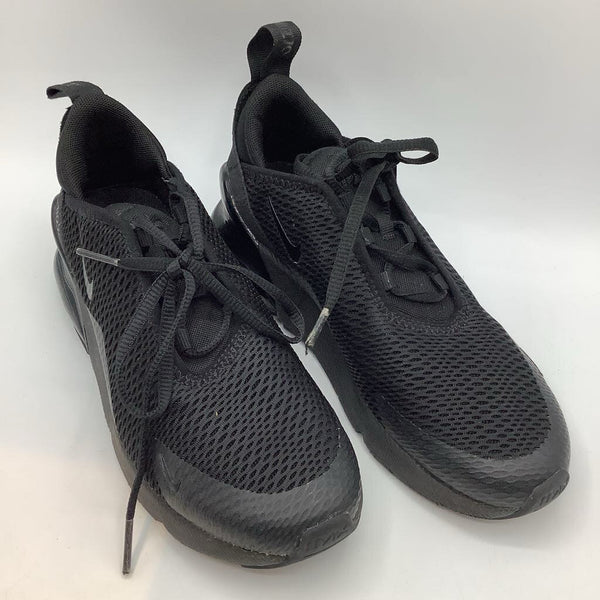 Size 3Y: Nike Air70 Black Lace-Up Sneakers