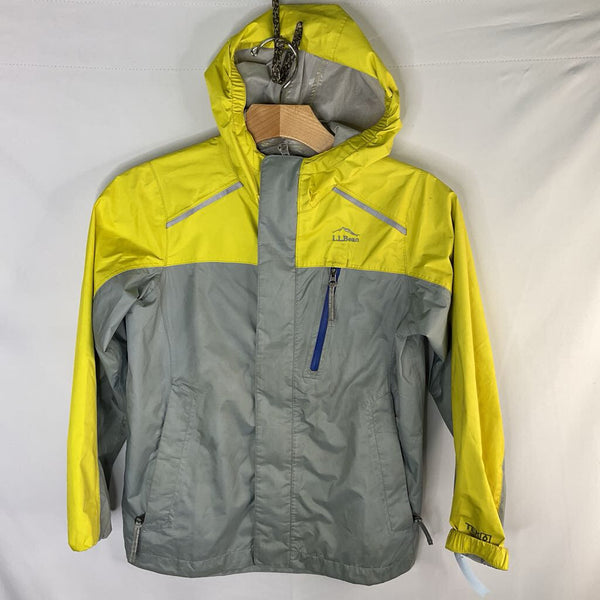 Size 8: LL Bean Yellow/Gray Raincoat REDUCED