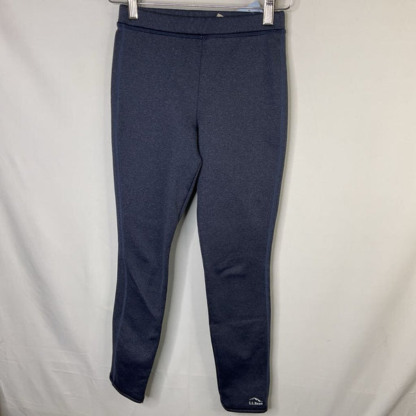 Size 10: LLBean NAvy Fleece Lined Leggings