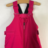 Size 6-7: Columbia Hot Pink Snow Bib