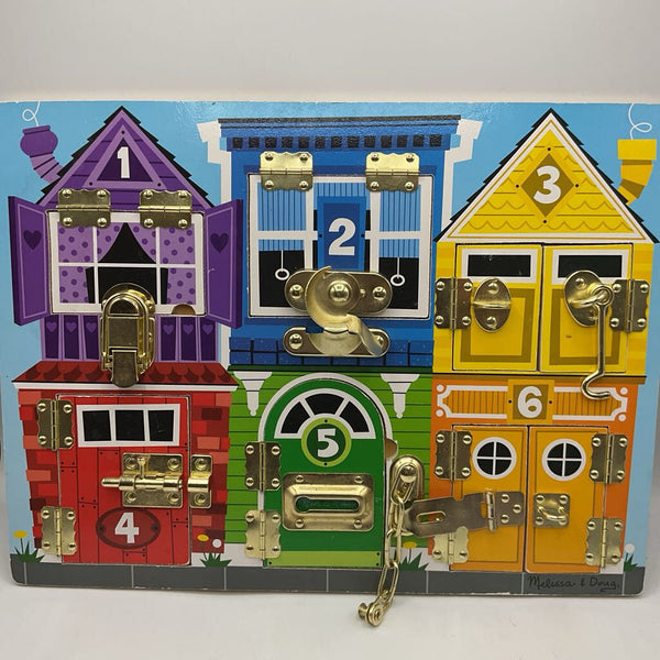 Melissa & Doug Latches Wooden Activity Board