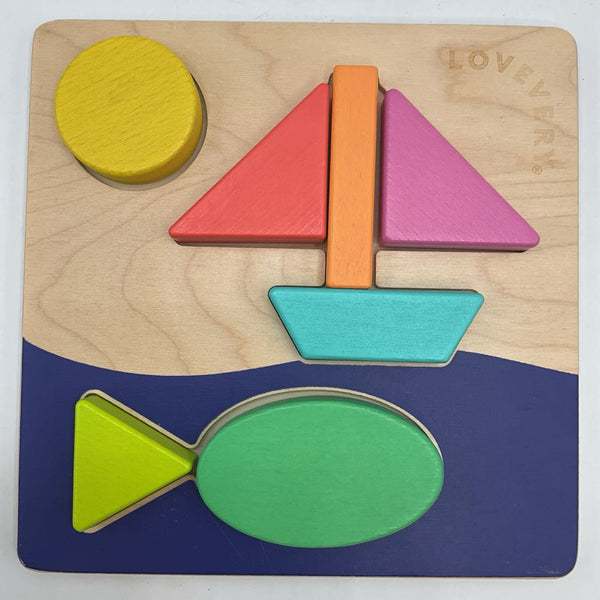 Lovevery Land and Sky Two-Part Puzzle Board