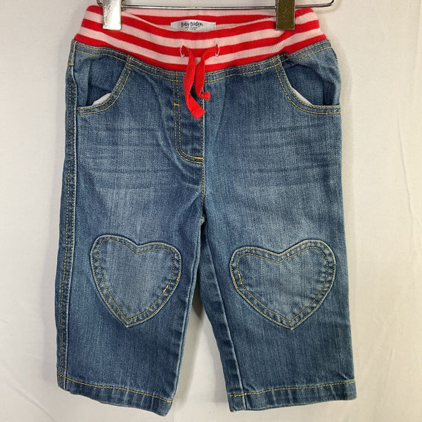 Size 12-18m: Boden Blue Heart Pocket Drawstring Jeans