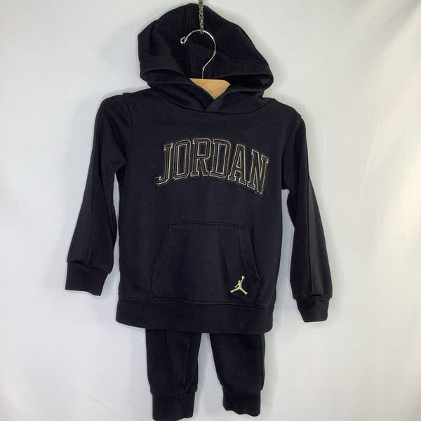 Size 2: Nike Jordan Black 2pc Sweat Set