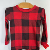 Size 3: Gap Red/Black Plaid 2pc PJs
