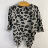 Size 6-12m: Munster Gray Print 2pc Sweat Set