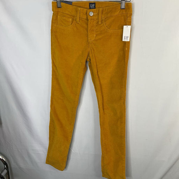 Size10: Gap Yellow Corduroy Adjustable Pants NEW w/ Tags