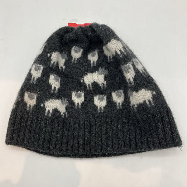 Size OS Youth: Gray Sheep Wool Beanie