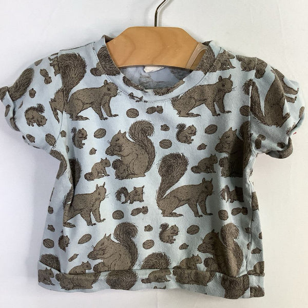 Size 12-18m: Kate Quinn Blue/Gray Squirrels T-Shirt