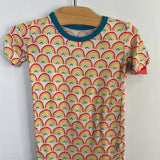 Size 2: Little Sleepies White/Rainbows Bamboo 2pc PJs