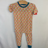 Size 2: Little Sleepies White/Rainbows Bamboo 2pc PJs