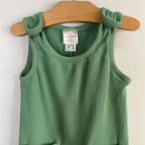 Size 12-18m (75): Hanna Andersson Green Terry Cloth Overalls