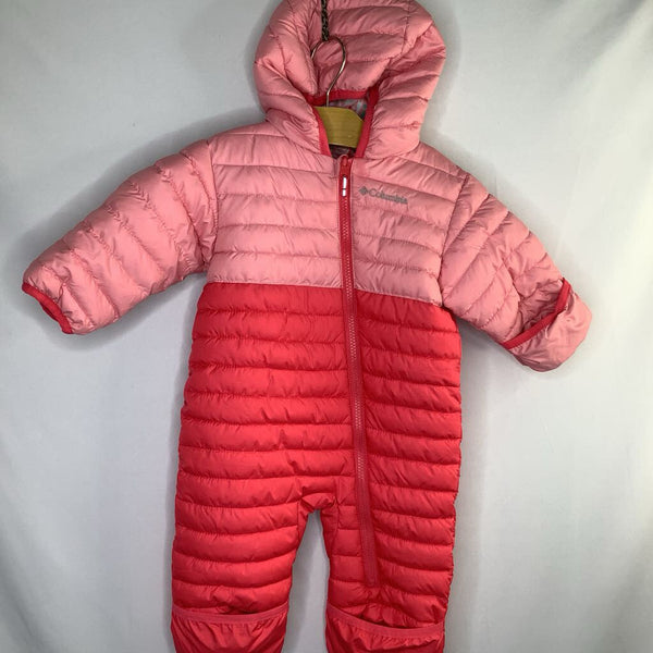 Size 12-18m: Columbia Pink Floral Reversible Down Bunting