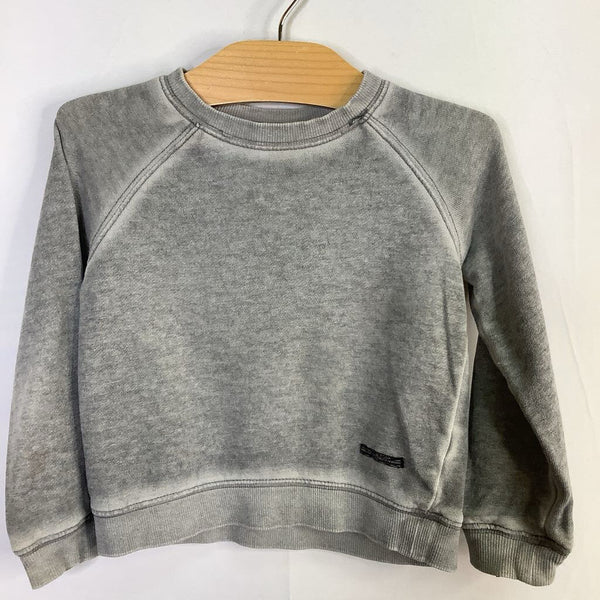Size 2: Hudson Gray Distressed Sweatshirt