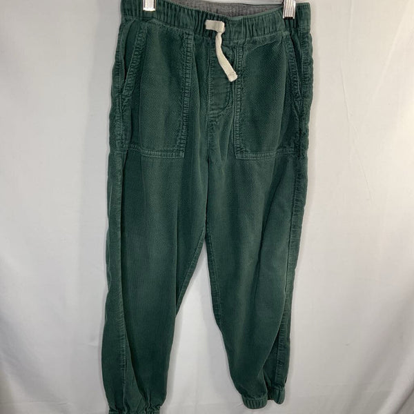 Size 6-7 (120):Hanna Andersson Green Corduroy Drawstring Pants