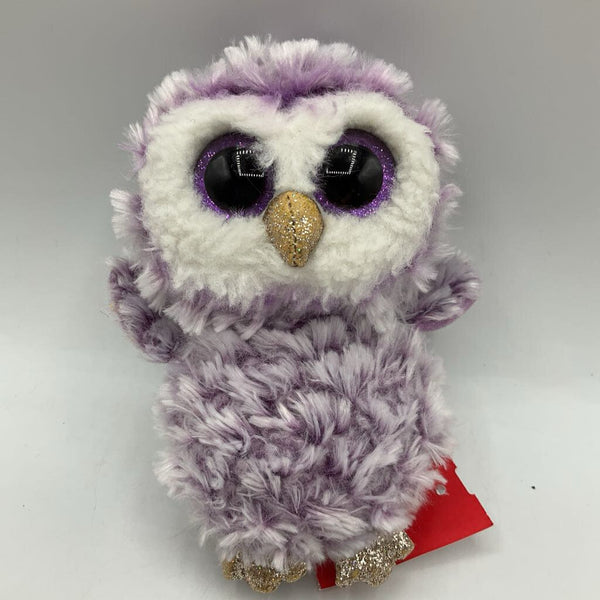 TY Silk Moonlight Owl Plush