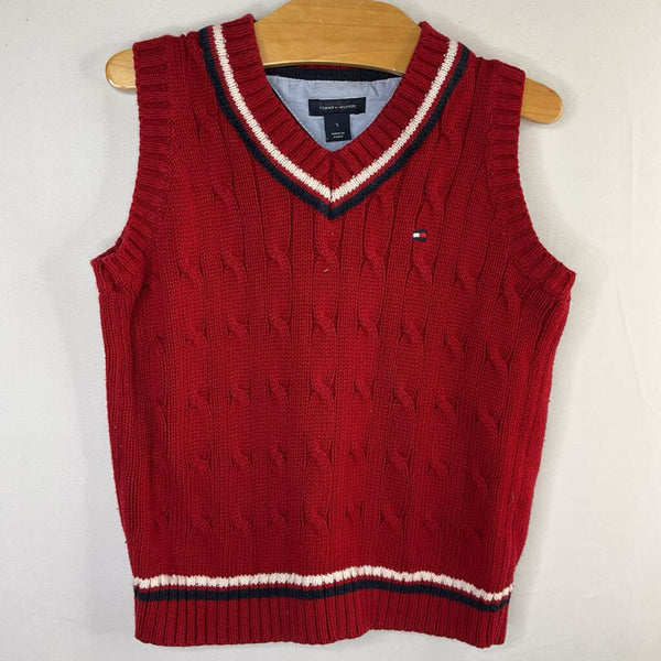 Size 5: Tommy Hilfiger Red Sweater Vest