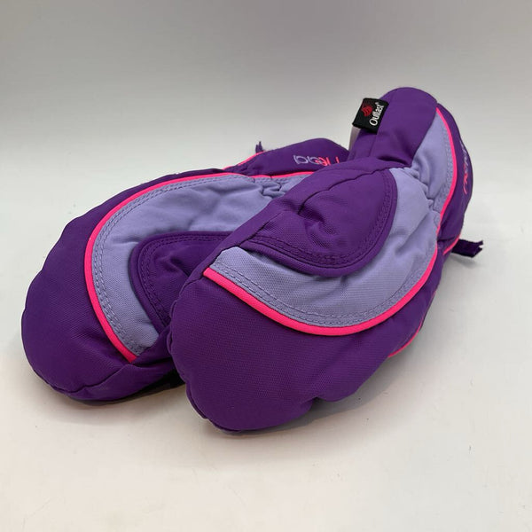 Size S: Head Two Tone Purple Snow Mittens