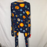 Size 10 (140): Hanna Andersson Blue/Multi Solar System Organic Cotton 2pc PJs
