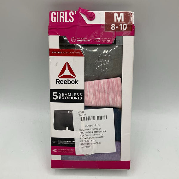 Size 8-10: Reebok 5pr Boyshorts Underwear