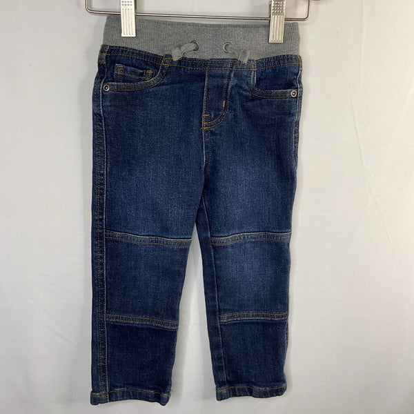 Size 3 (90): Hanna Andersson Blue Drawstring Jeans