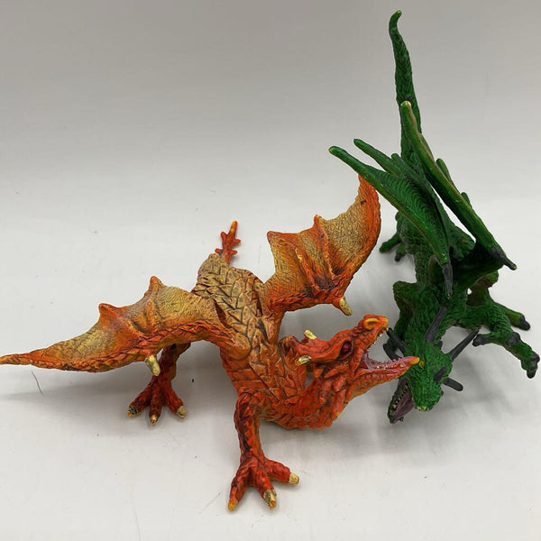 2pc Dragon Figurines