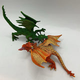 2pc Dragon Figurines