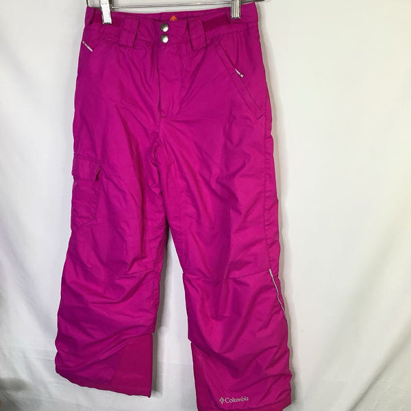 Size 8: Columbia Pink Omni-Heat Insulated Snow Pants