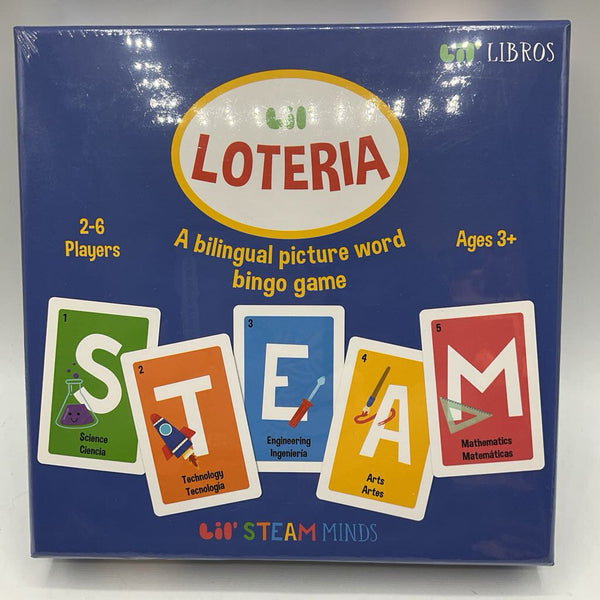 Lil' Loteria A Bilingual Picture Word Bingo Game NEW